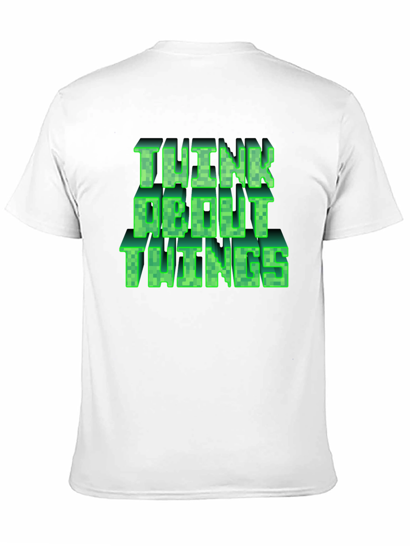 Think About Things Graphic Tee - Gamer Style Shirt