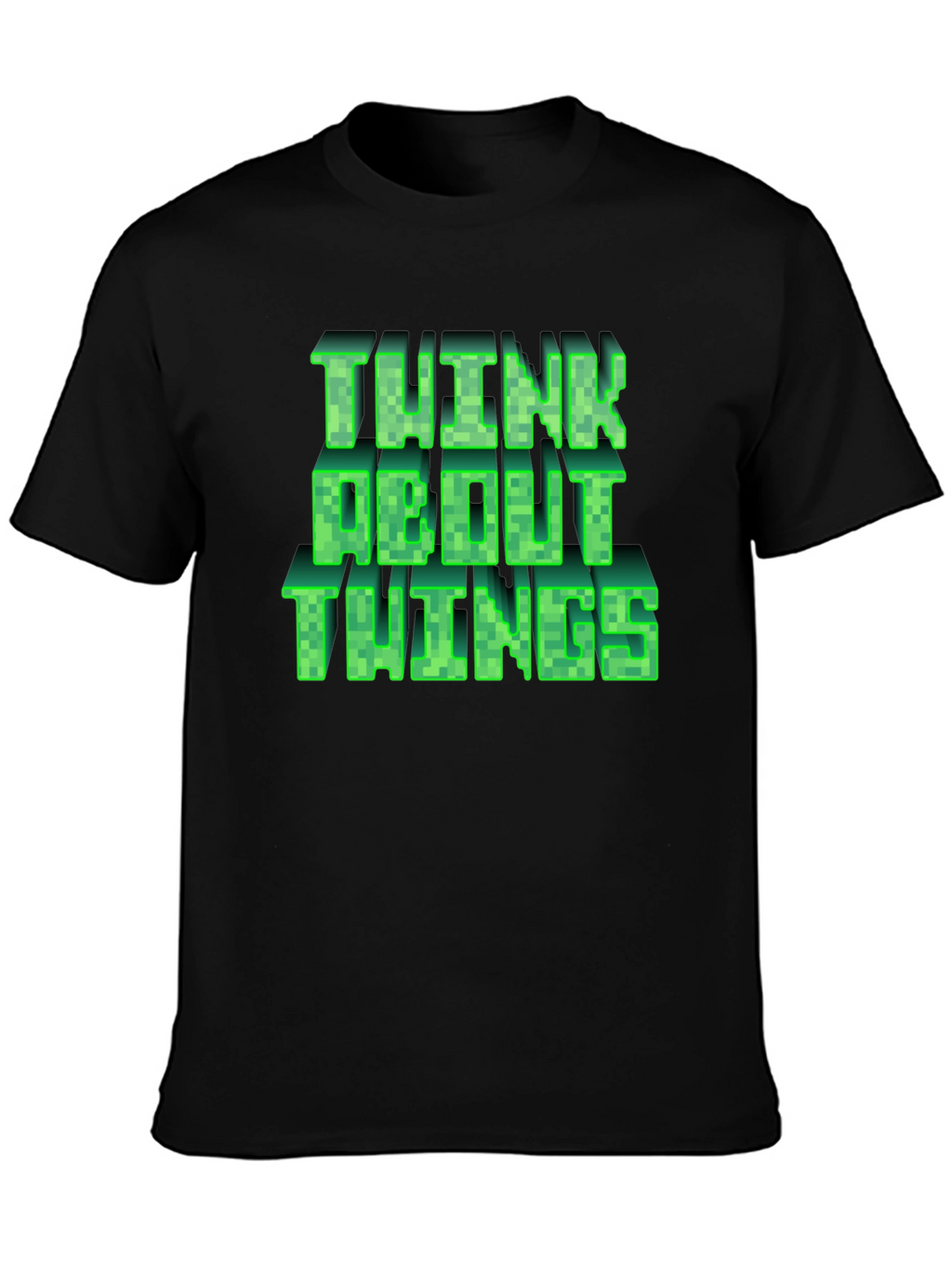 Think About Things Graphic Tee - Gamer Style Shirt