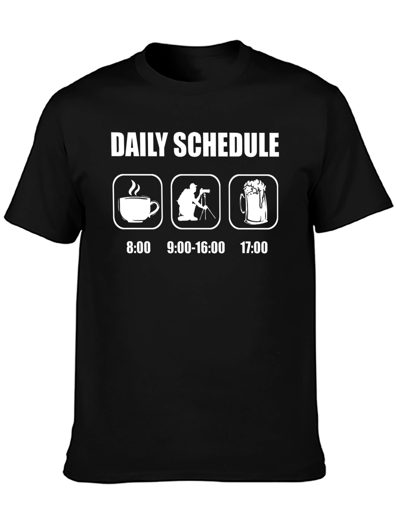 Photographers Daily Schedule T-Shirt