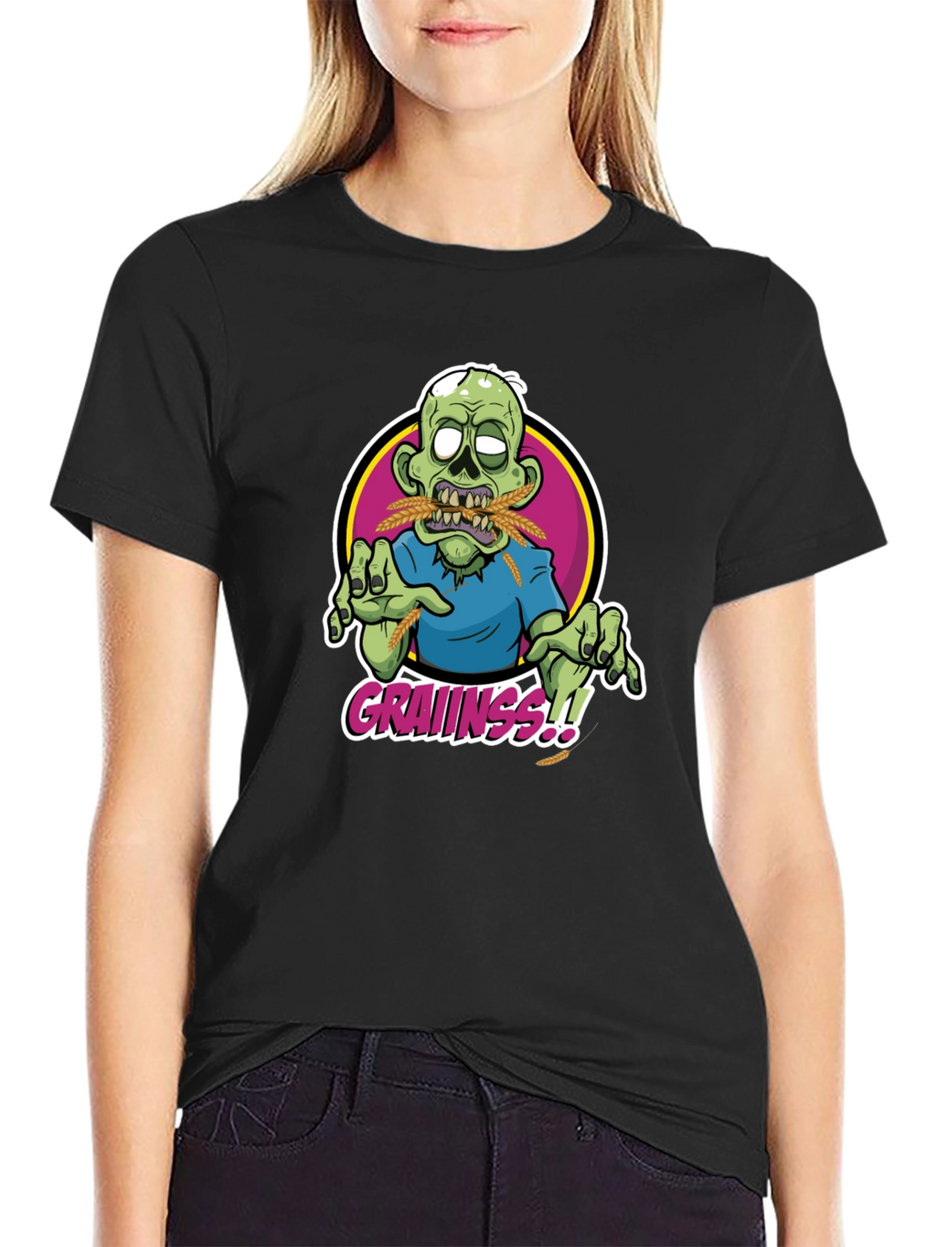 Zombie Grainss!! Graphic T-Shirt
