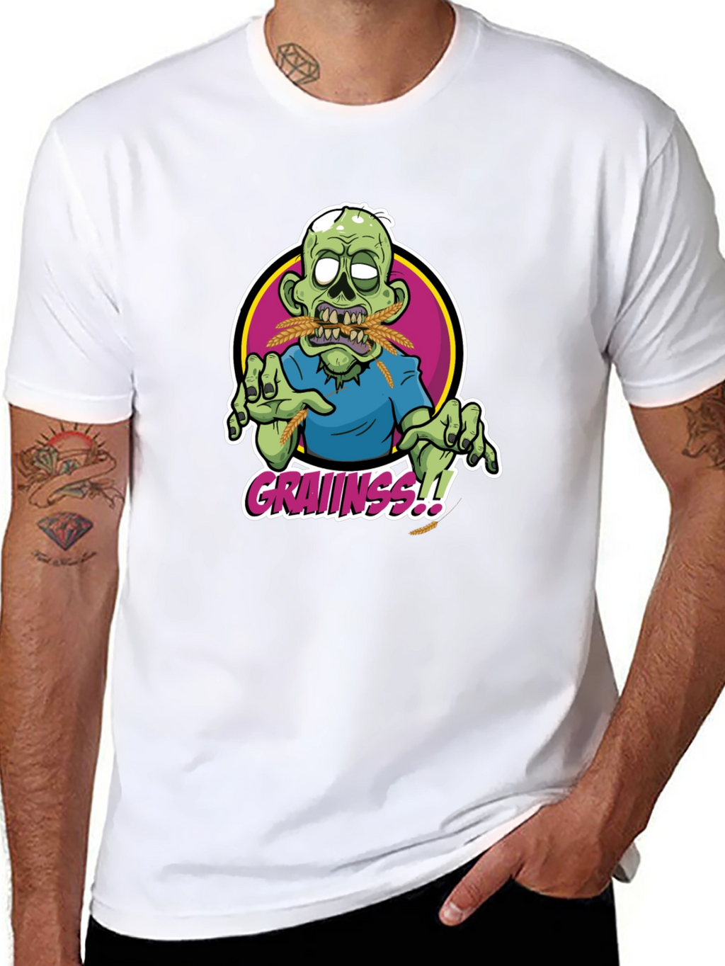 Zombie Grainss!! Graphic T-Shirt