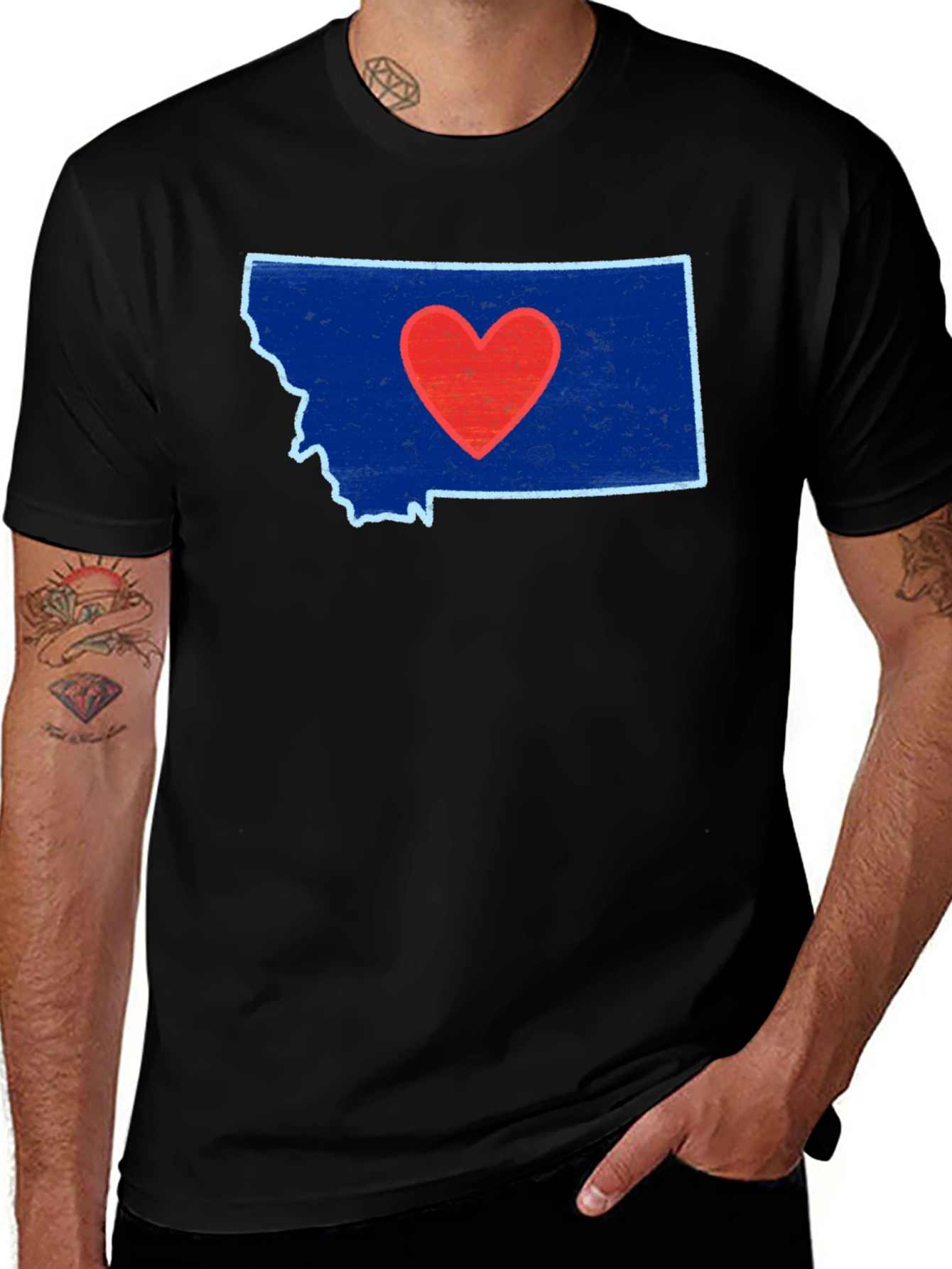Montana Love Heart T-Shirt