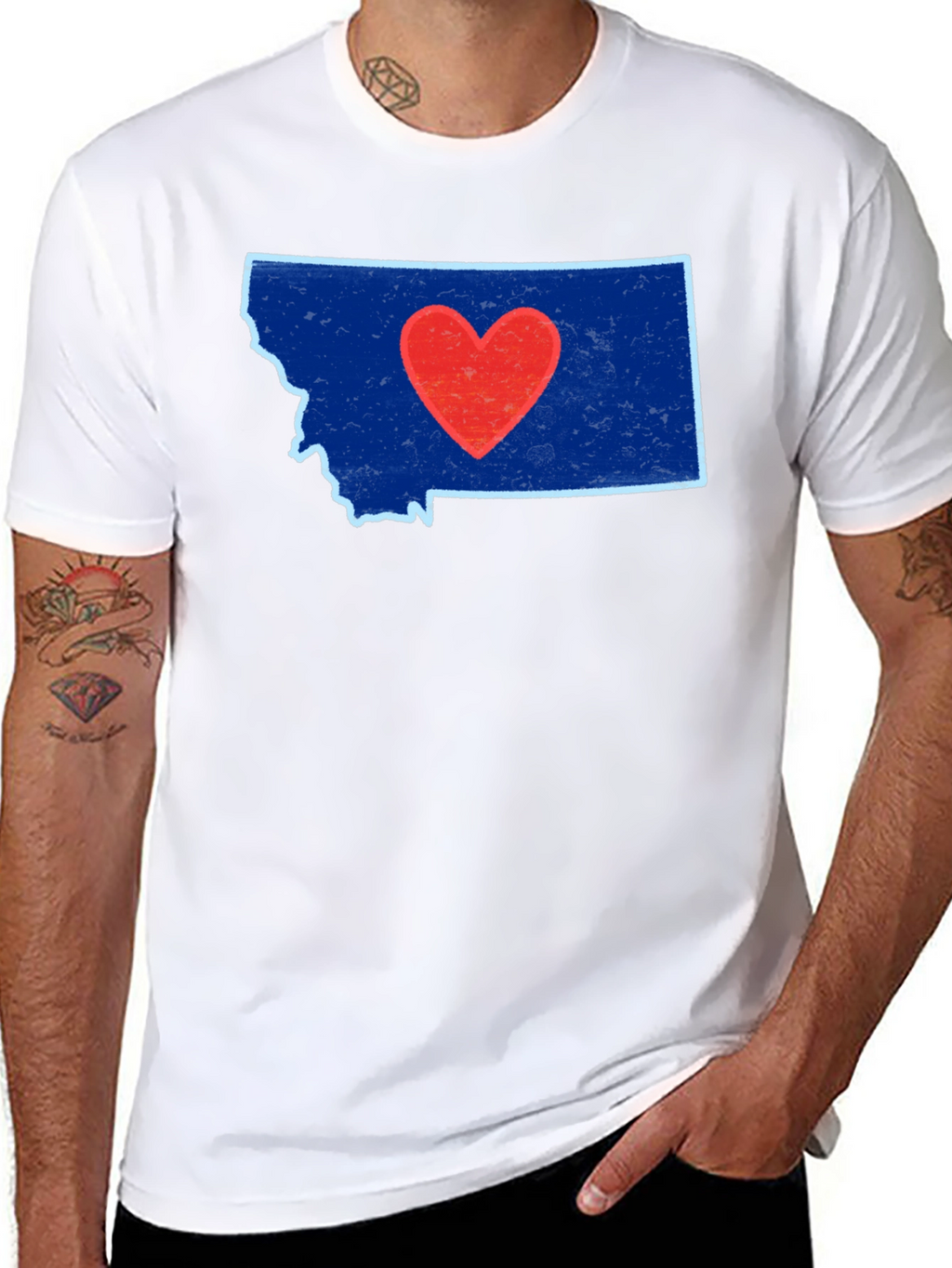 Montana Love Heart T-Shirt