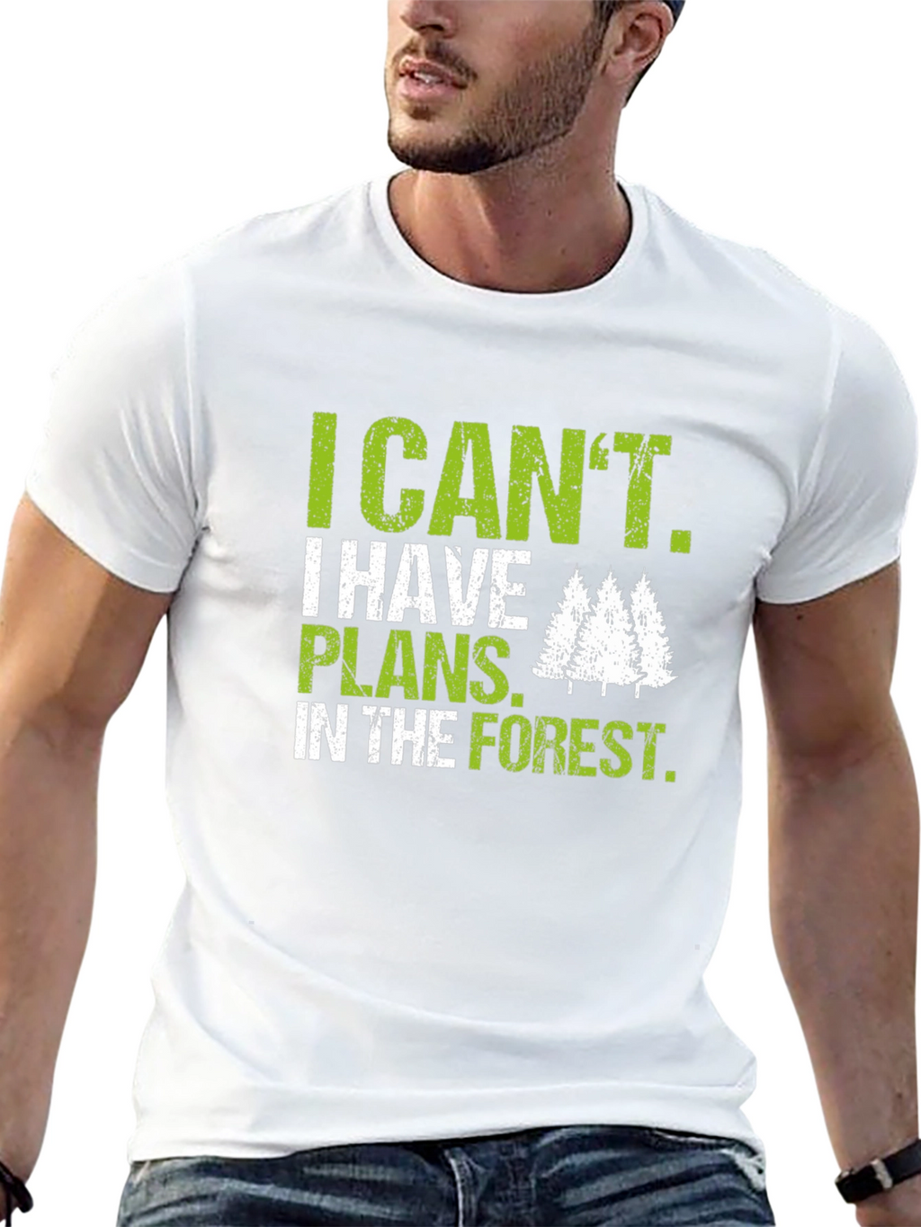 I Cant Plans in Forest T-Shirt