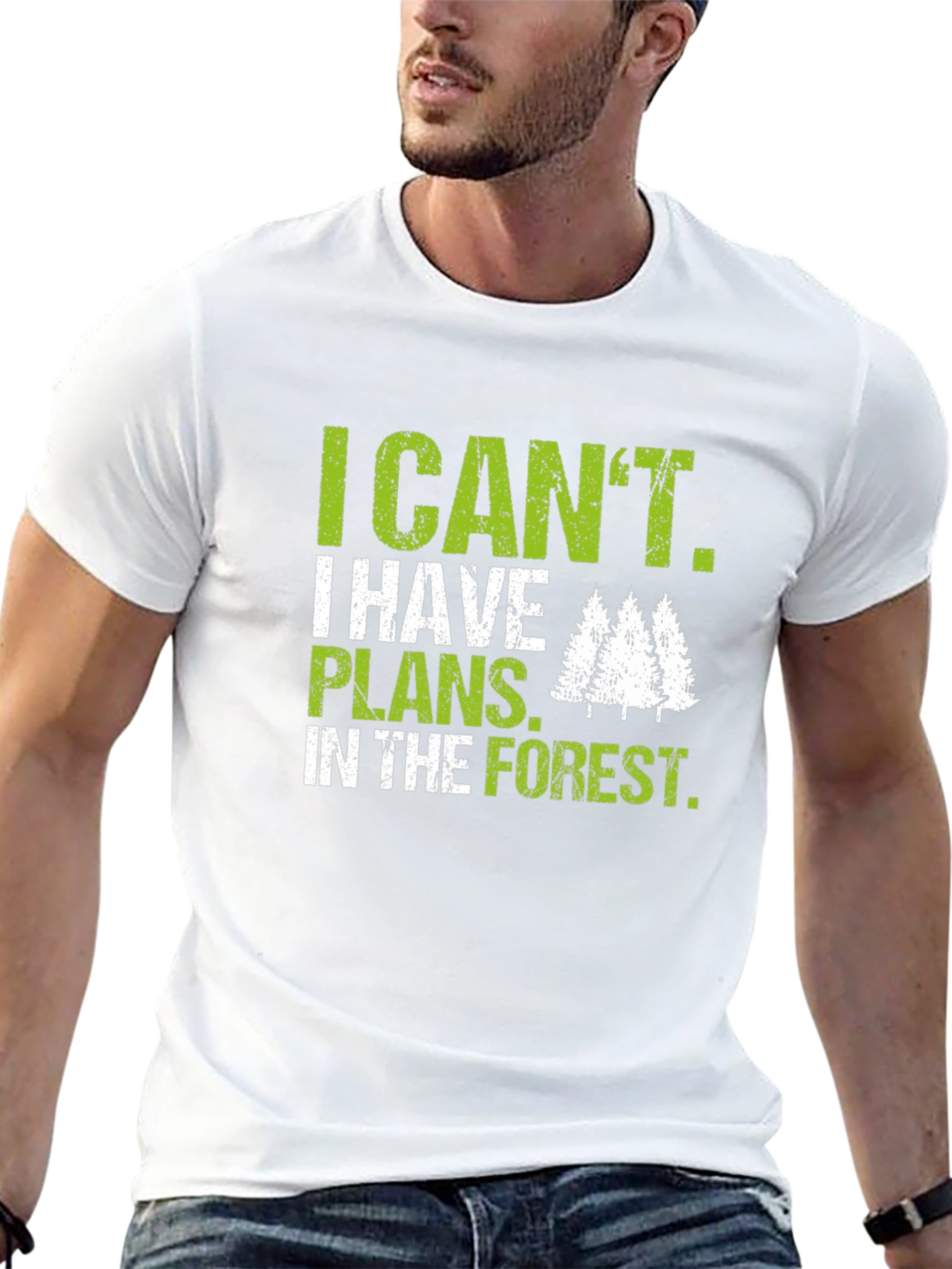I Cant Plans in Forest T-Shirt