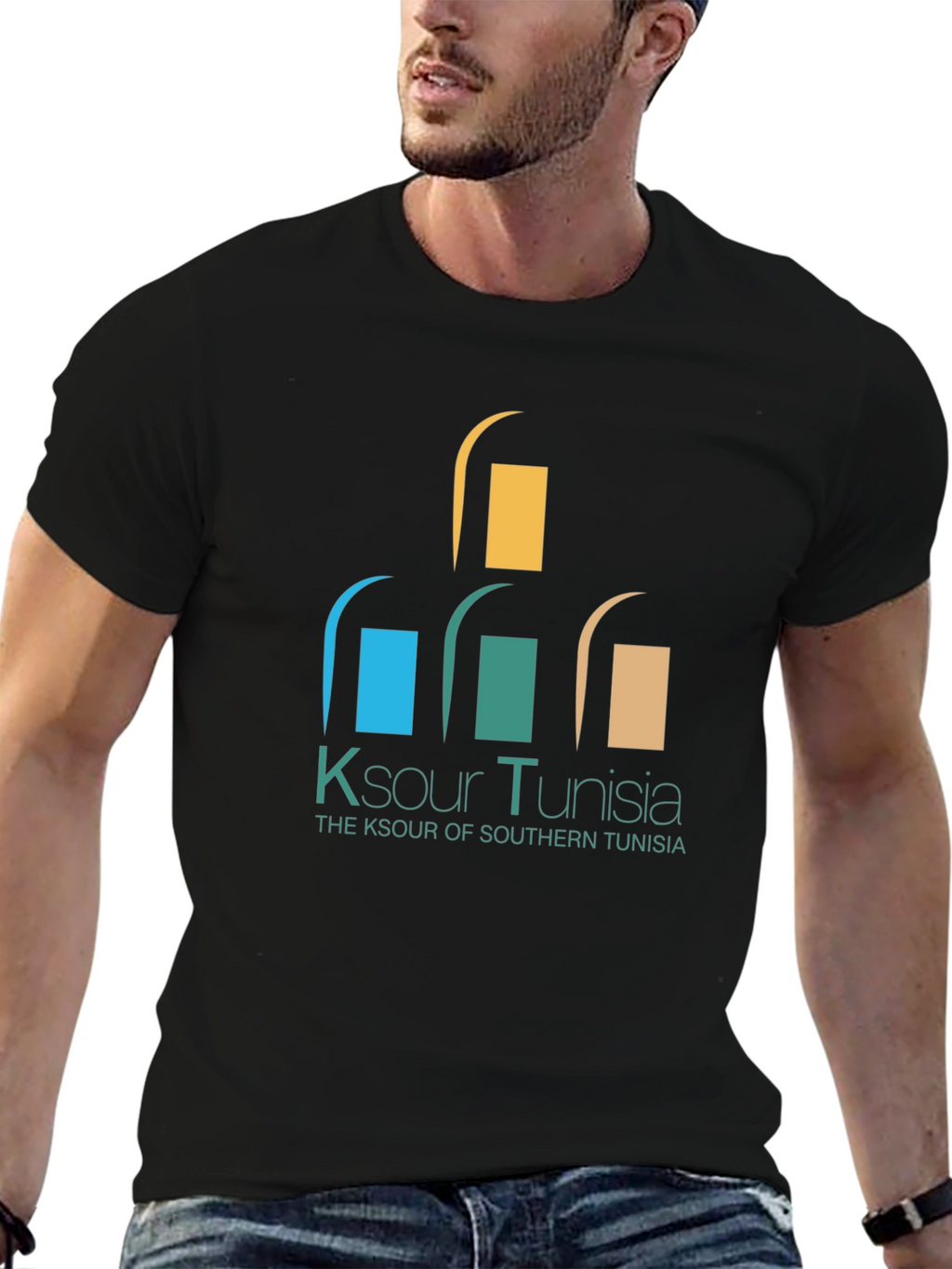 Ksour of Tunisia Black T-Shirt