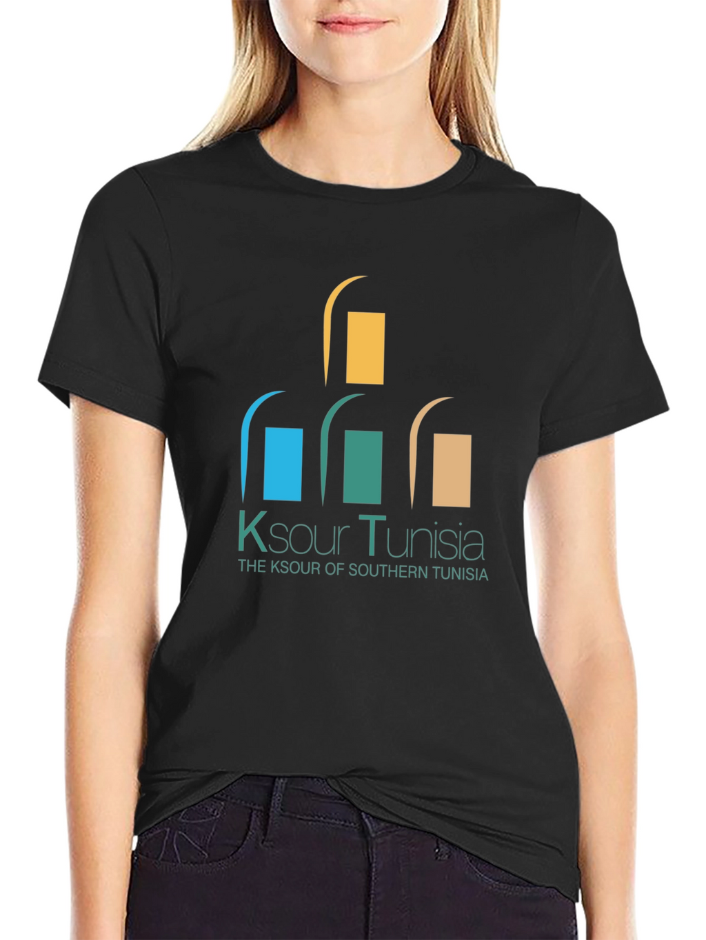 Ksour of Tunisia Black T-Shirt