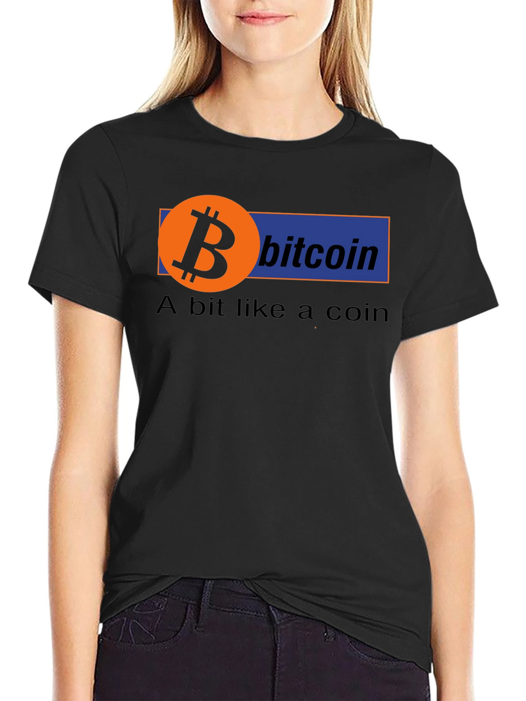 Bitcoin Tee - A Bit Like a Coin