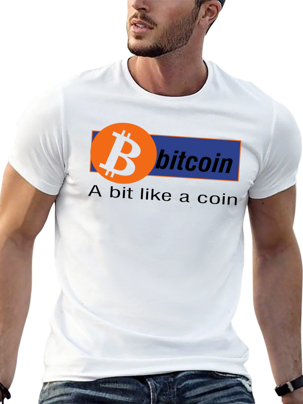 Bitcoin Tee - A Bit Like a Coin
