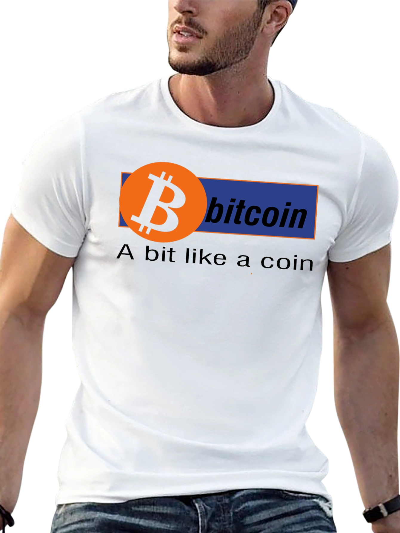 Bitcoin Tee - A Bit Like a Coin