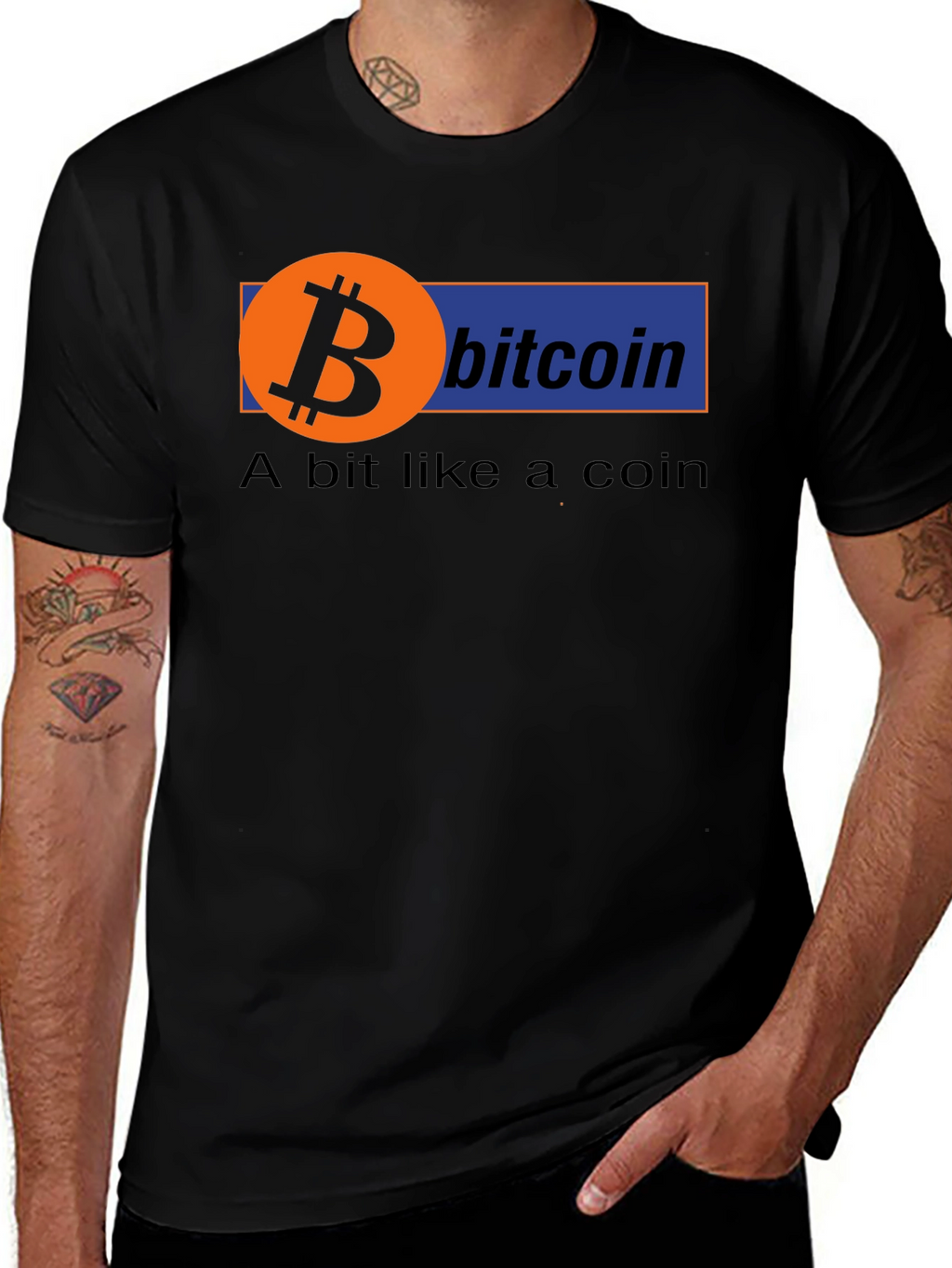 Bitcoin Tee - A Bit Like a Coin