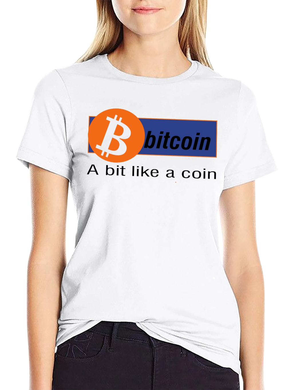 Bitcoin Tee - A Bit Like a Coin