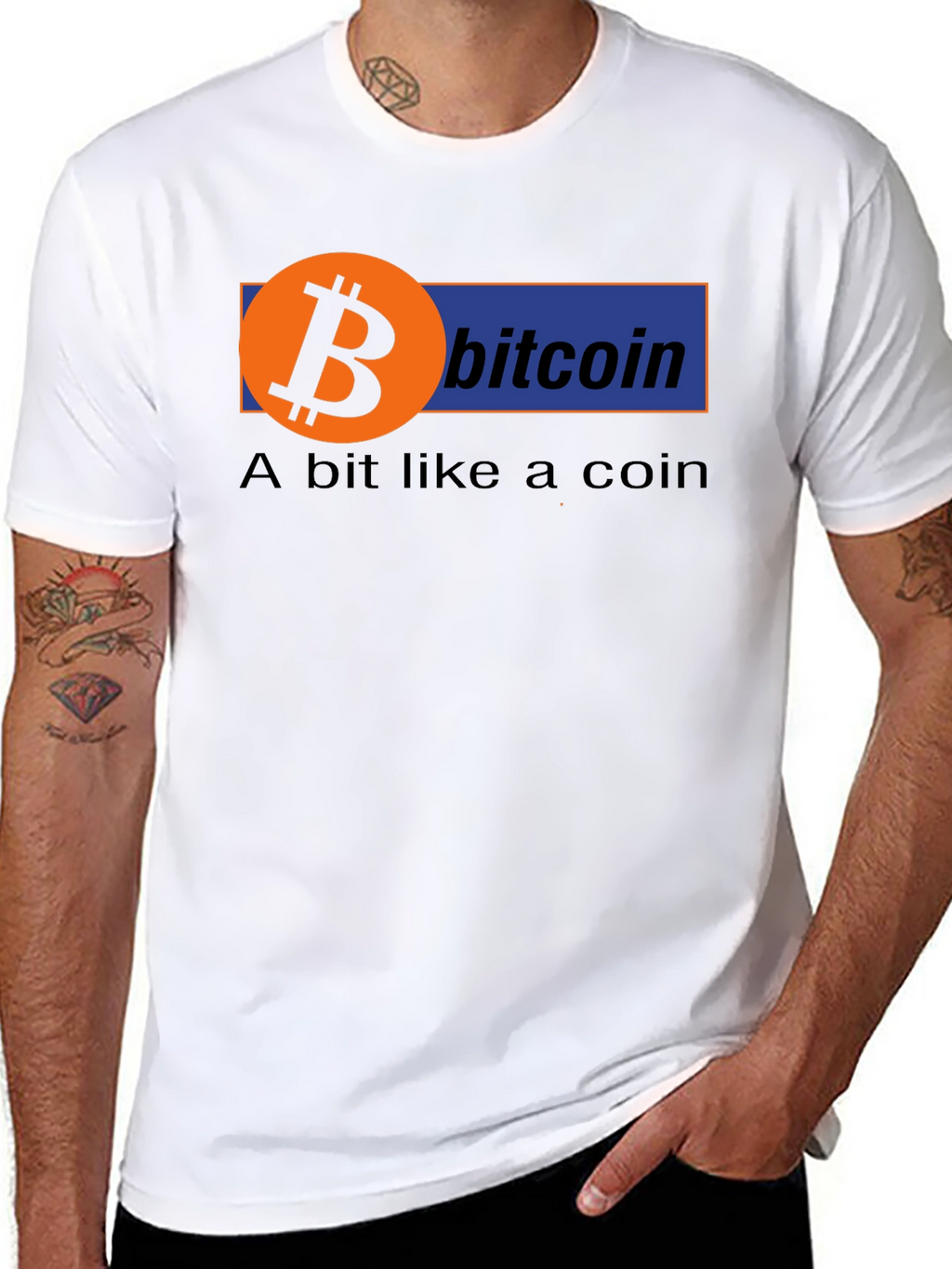 Bitcoin Tee - A Bit Like a Coin