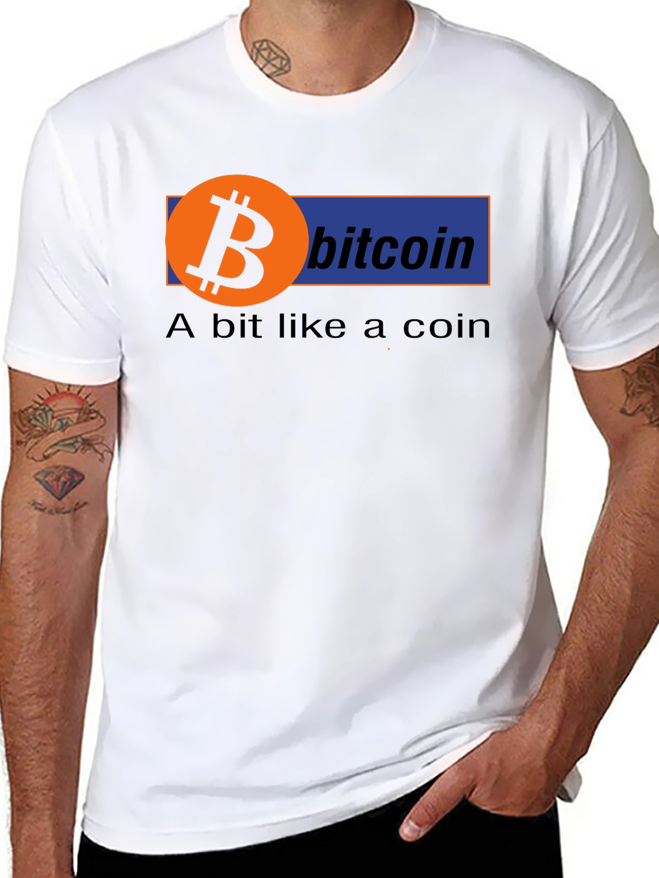 Bitcoin Tee - A Bit Like a Coin