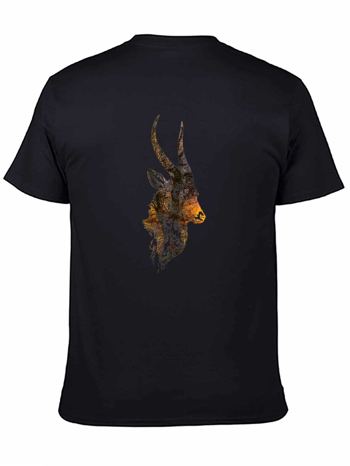 Antelope Silhouette Graphic Tee - Nature Inspired T-Shirt