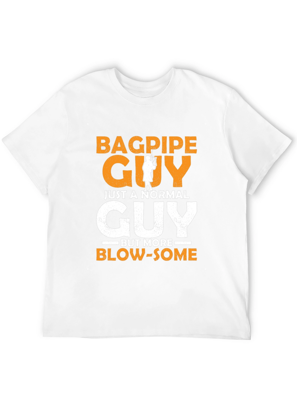Bagpipe Guy Funny Graphic T-Shirt