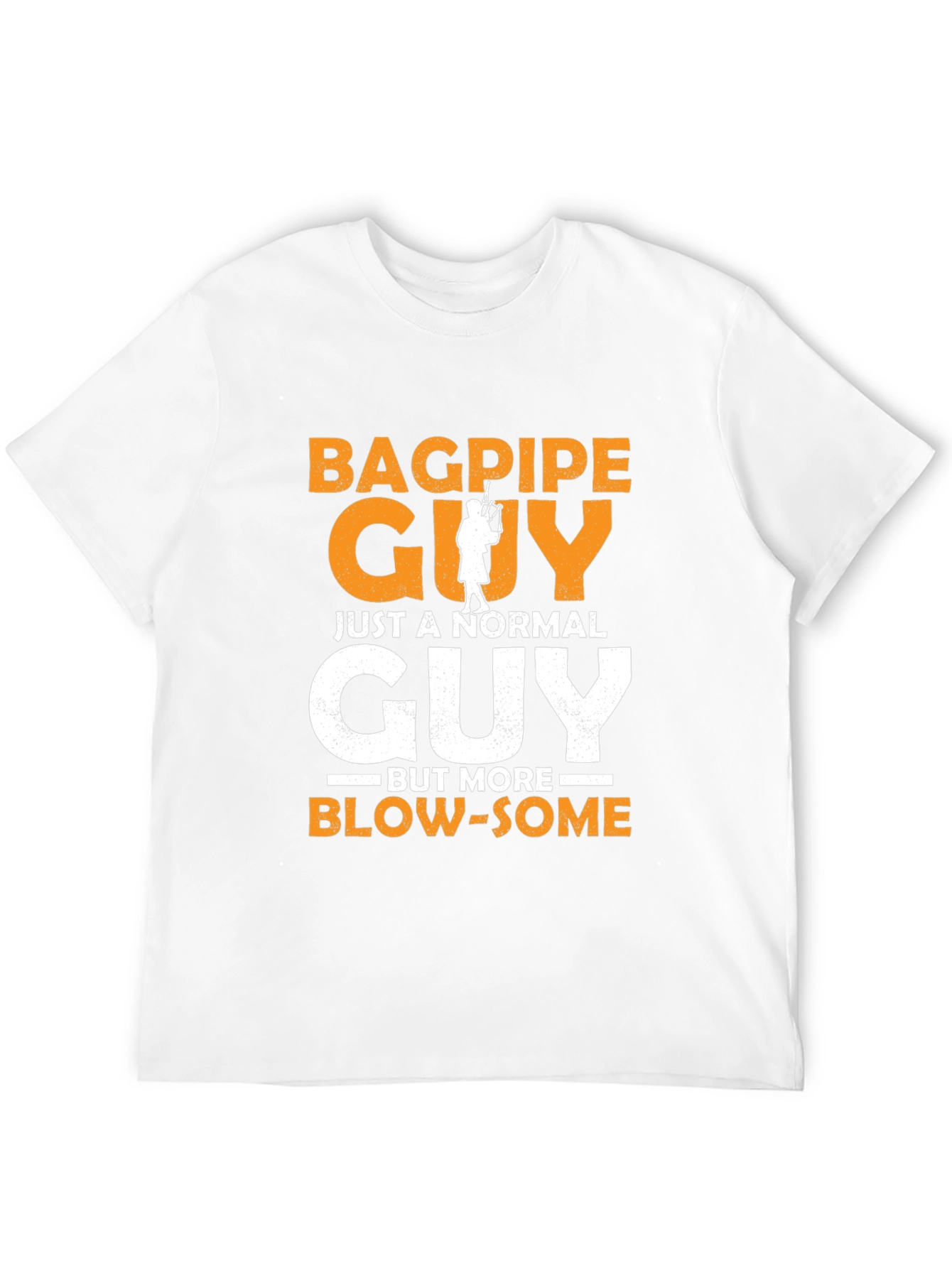 Bagpipe Guy Funny Graphic T-Shirt