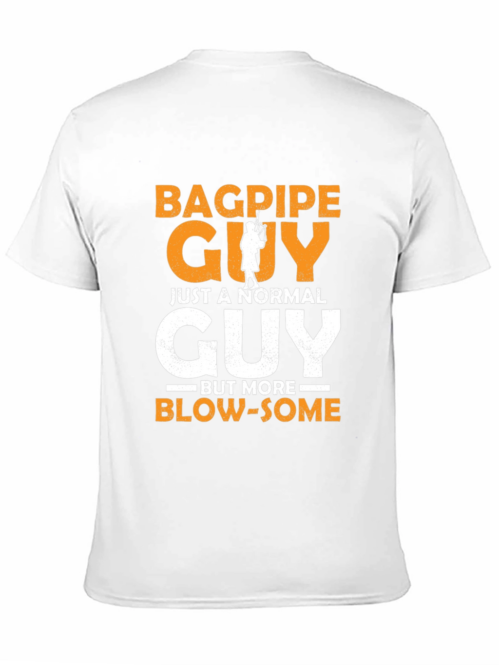 Bagpipe Guy Funny Graphic T-Shirt