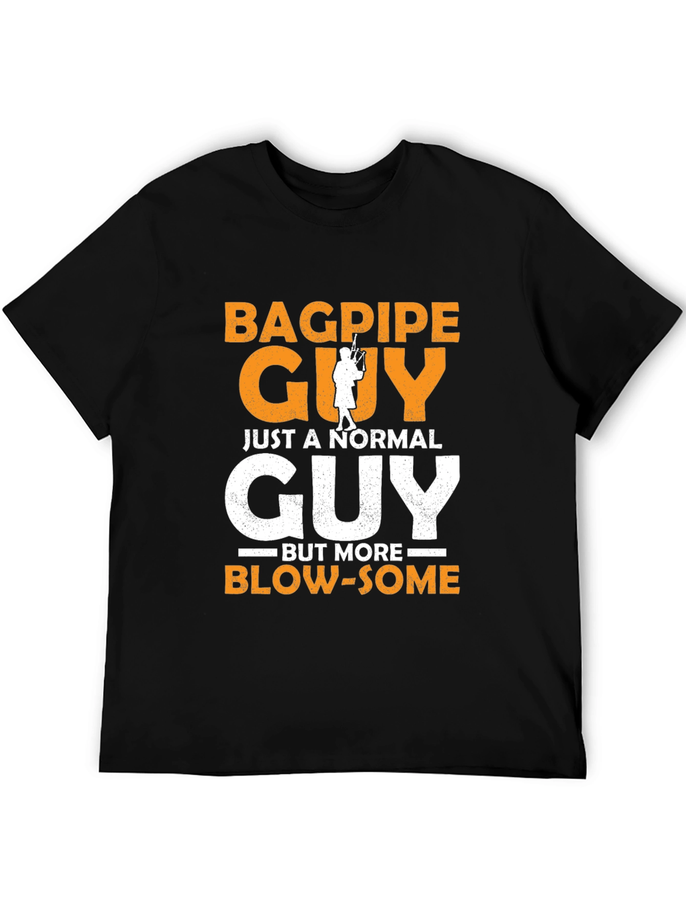 Bagpipe Guy Funny Graphic T-Shirt