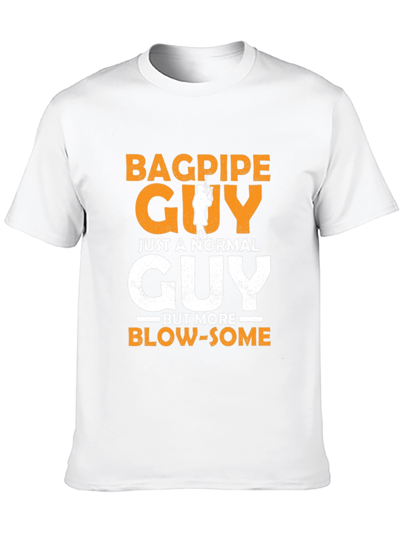 Bagpipe Guy Funny Graphic T-Shirt