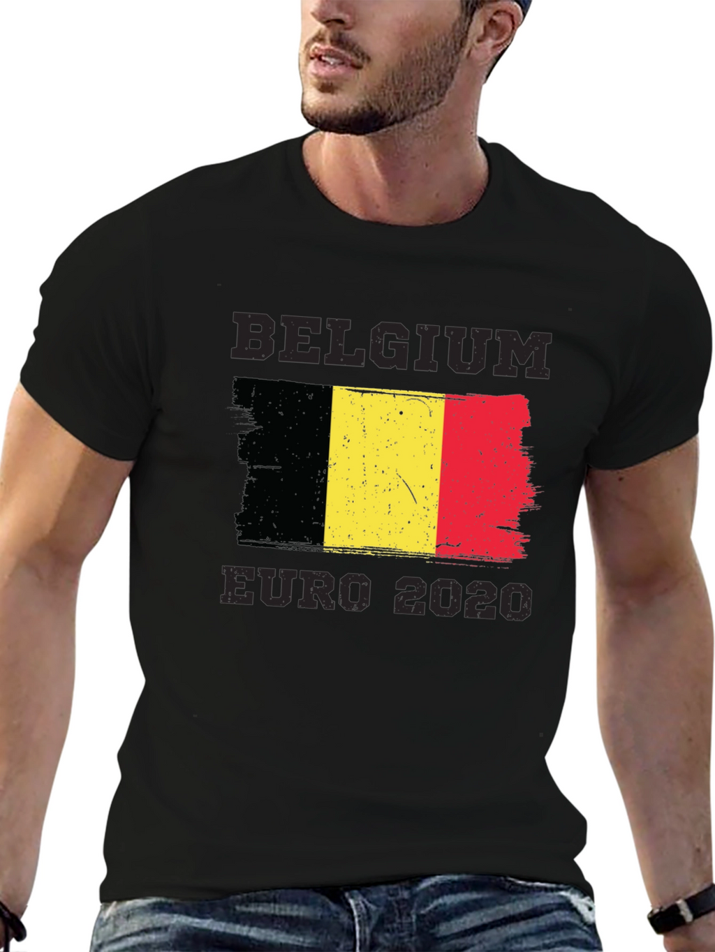Belgium Euro 2020 Flag T-Shirt