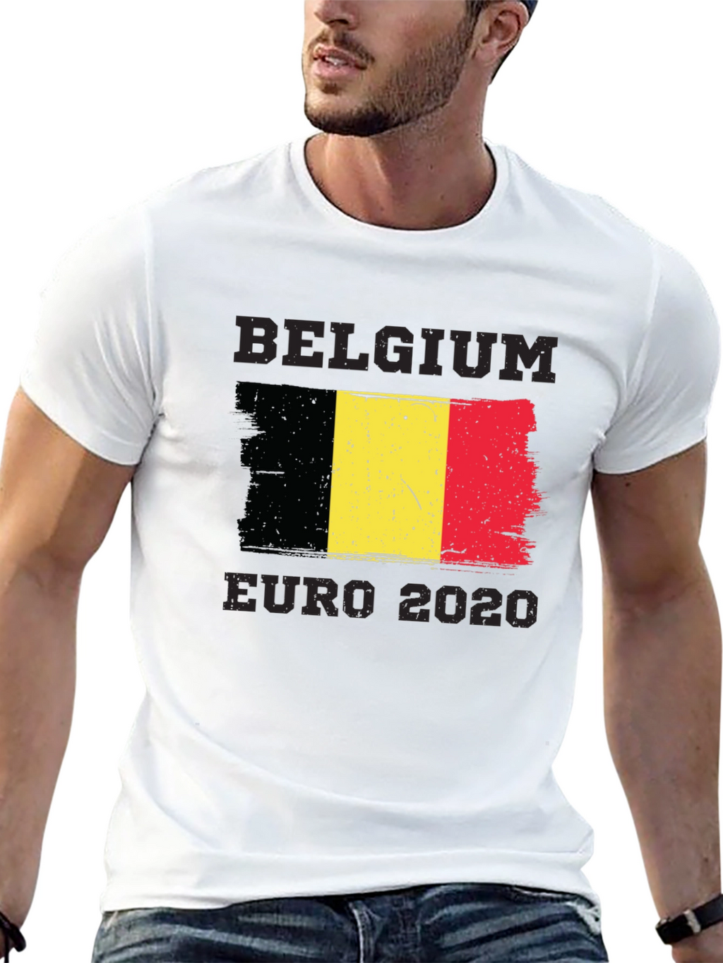 Belgium Euro 2020 Flag T-Shirt