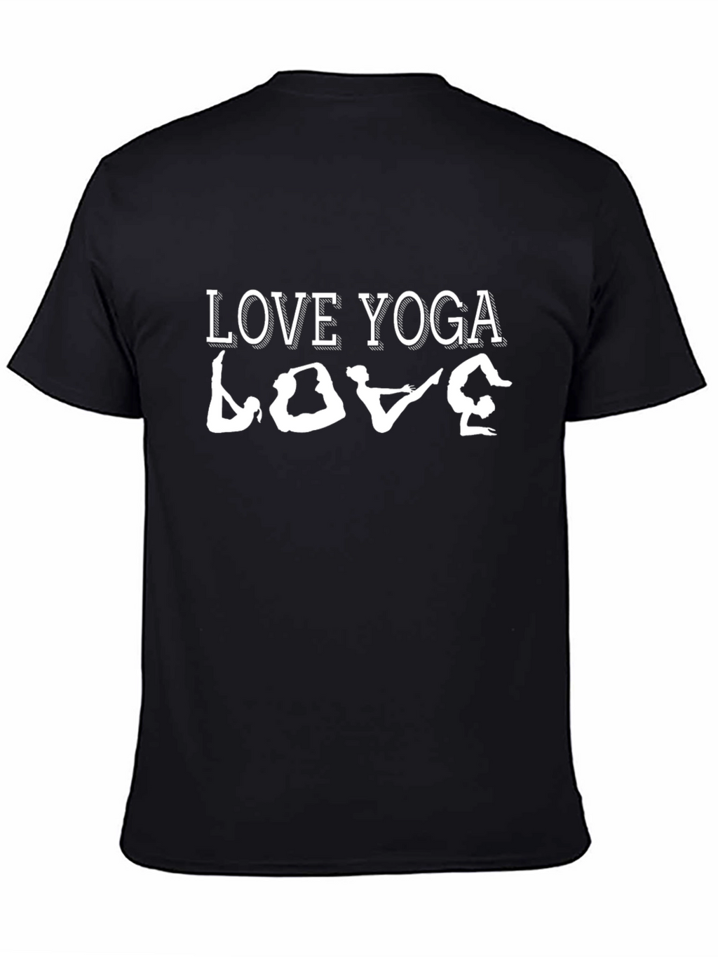 Love Yoga Graphic Tee - Black T-Shirt