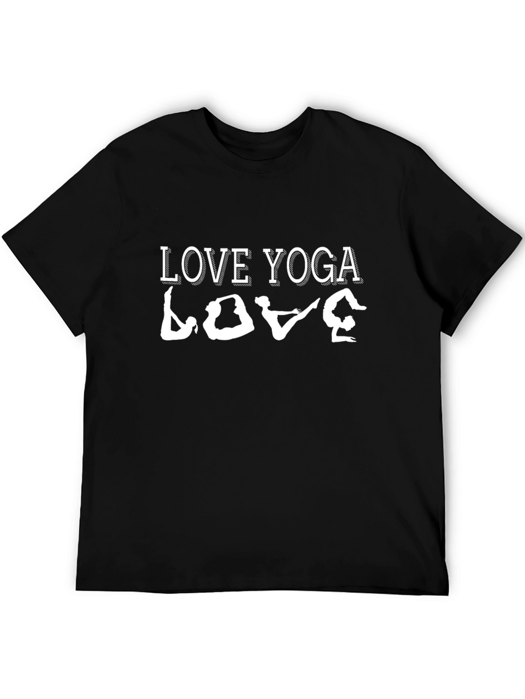 Love Yoga Graphic Tee - Black T-Shirt