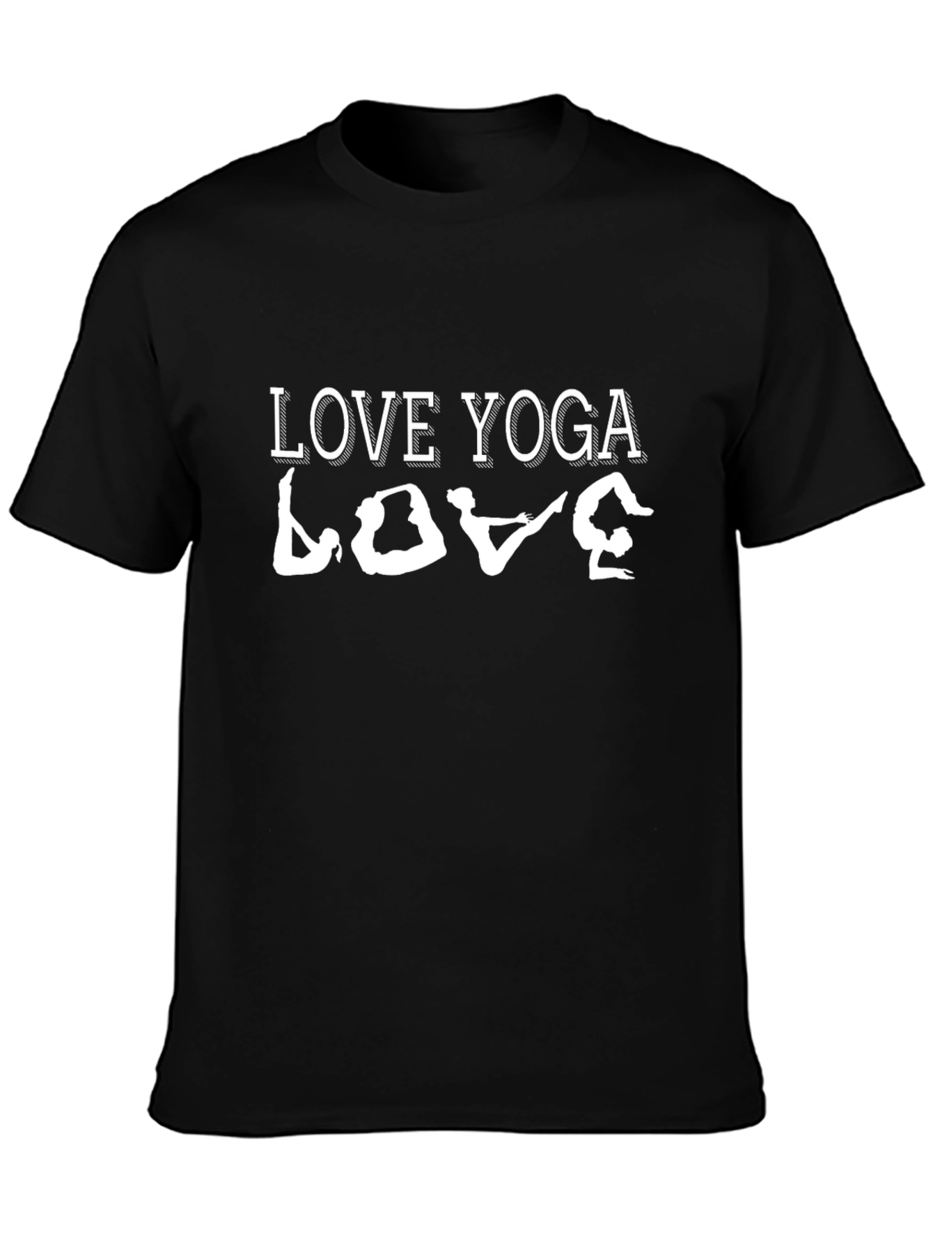 Love Yoga Graphic Tee - Black T-Shirt