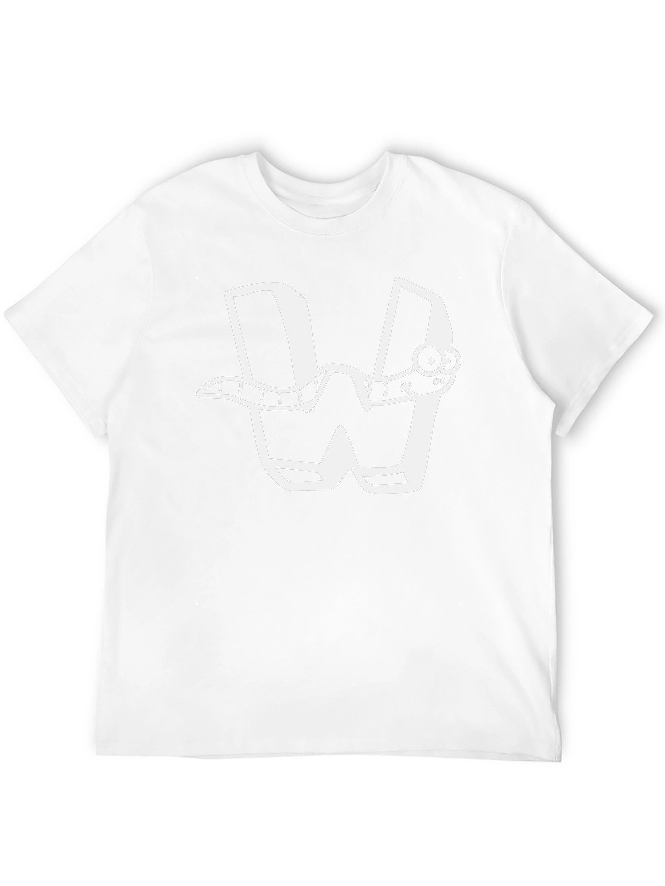Worm W T-Shirt - Quirky Graphic Tee