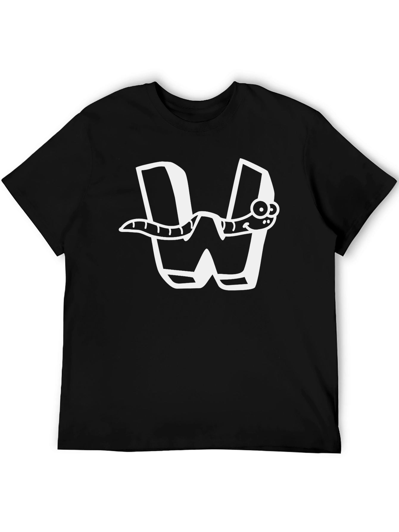 Worm W T-Shirt - Quirky Graphic Tee