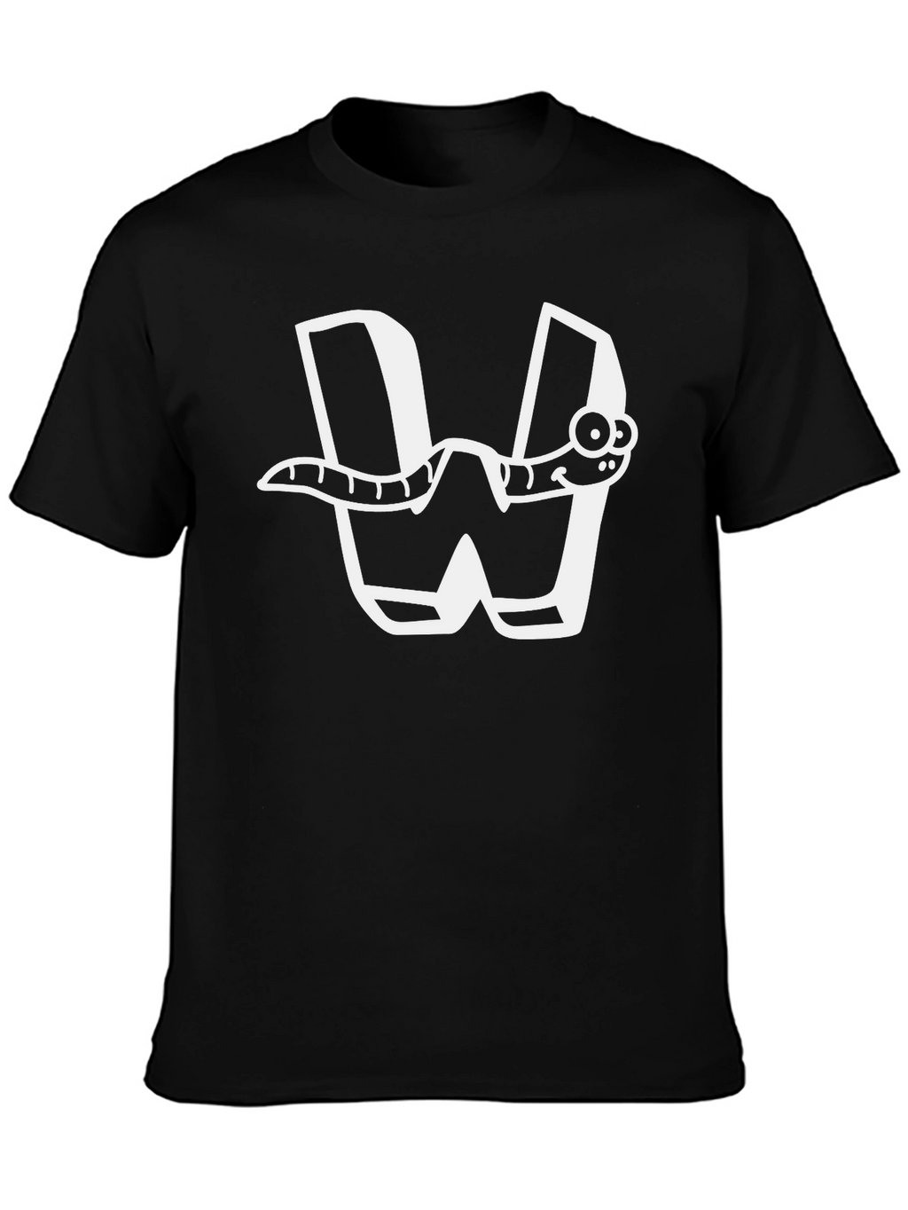Worm W T-Shirt - Quirky Graphic Tee