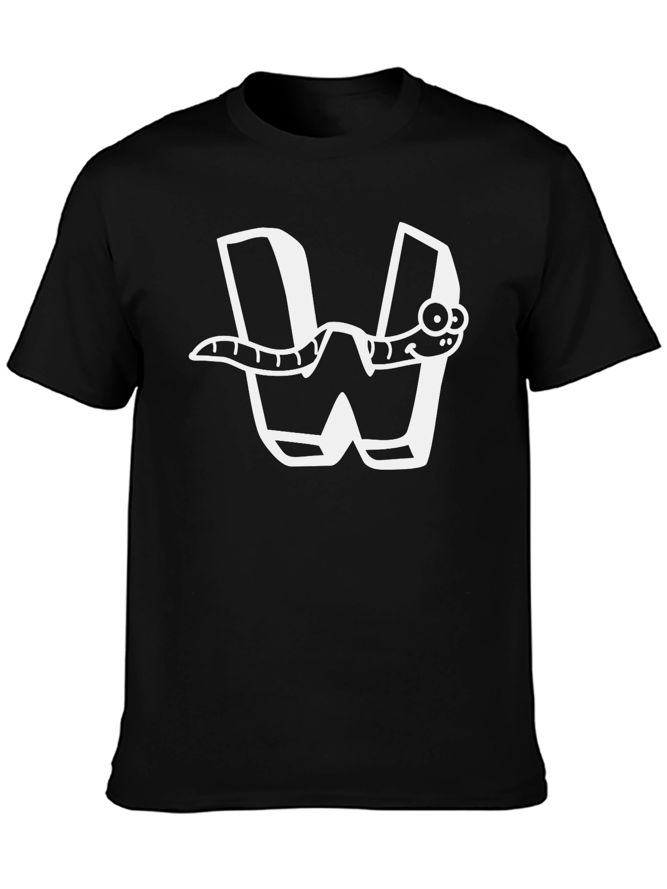 Worm W T-Shirt - Quirky Graphic Tee