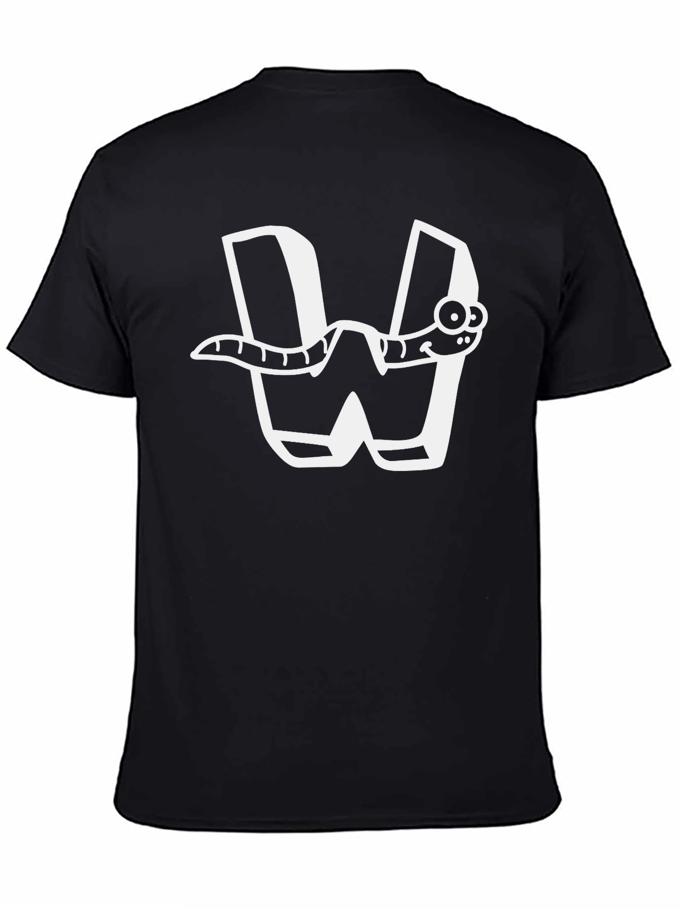 Worm W T-Shirt - Quirky Graphic Tee
