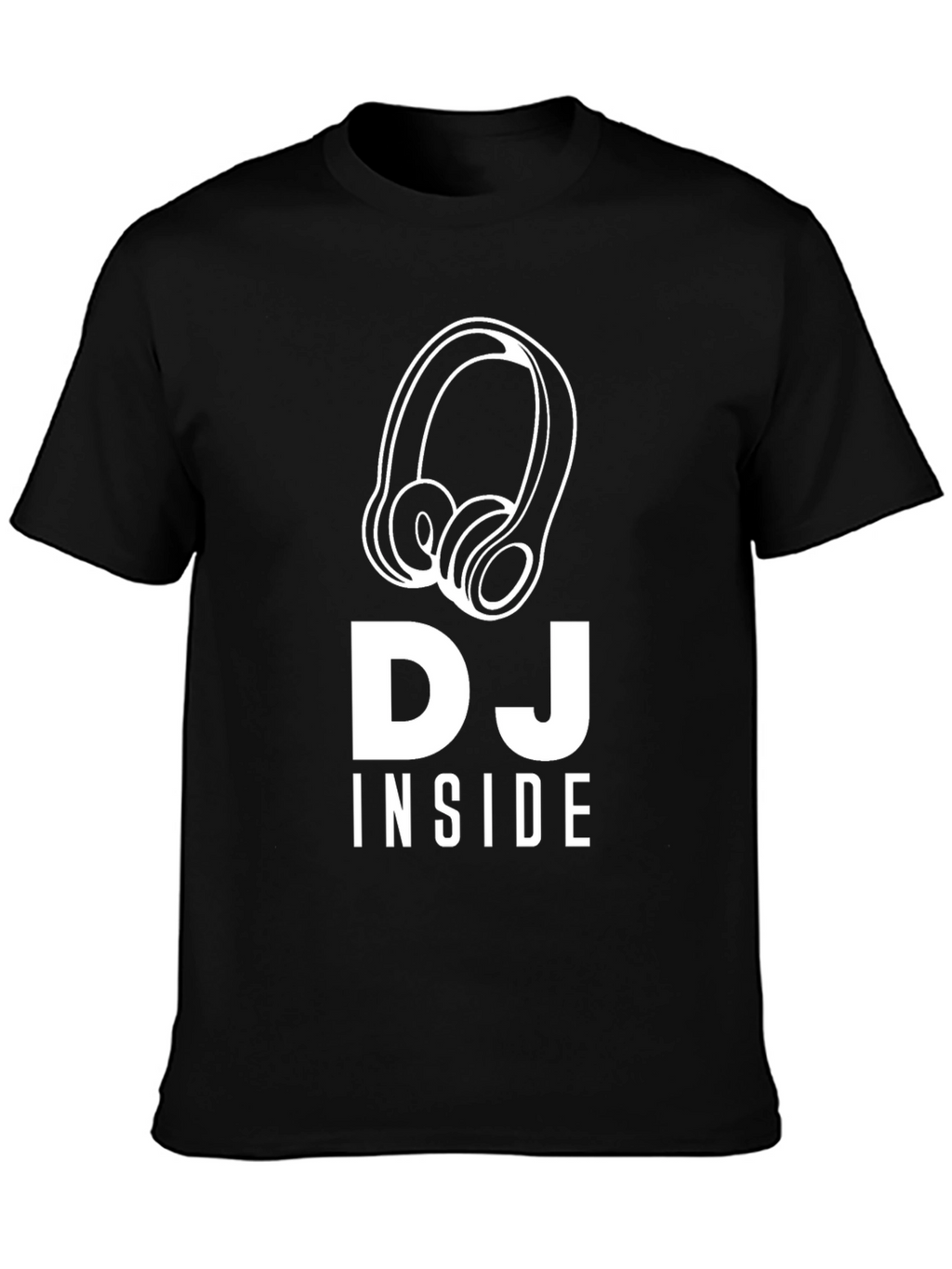 DJ Inside Black Graphic Tee