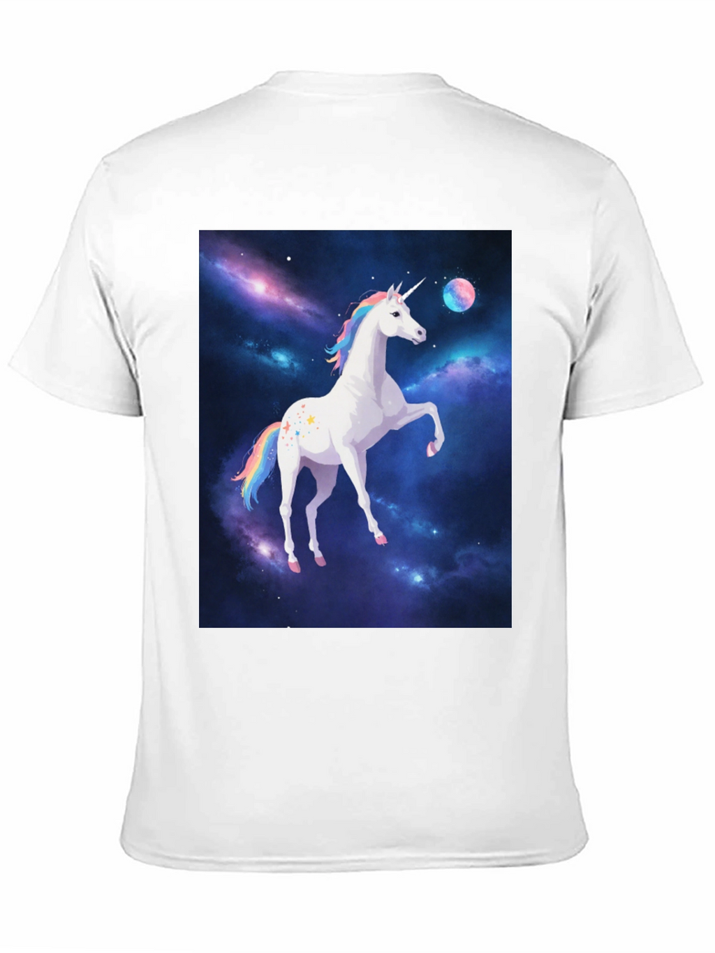 Unicorn Galaxy Black T-Shirt