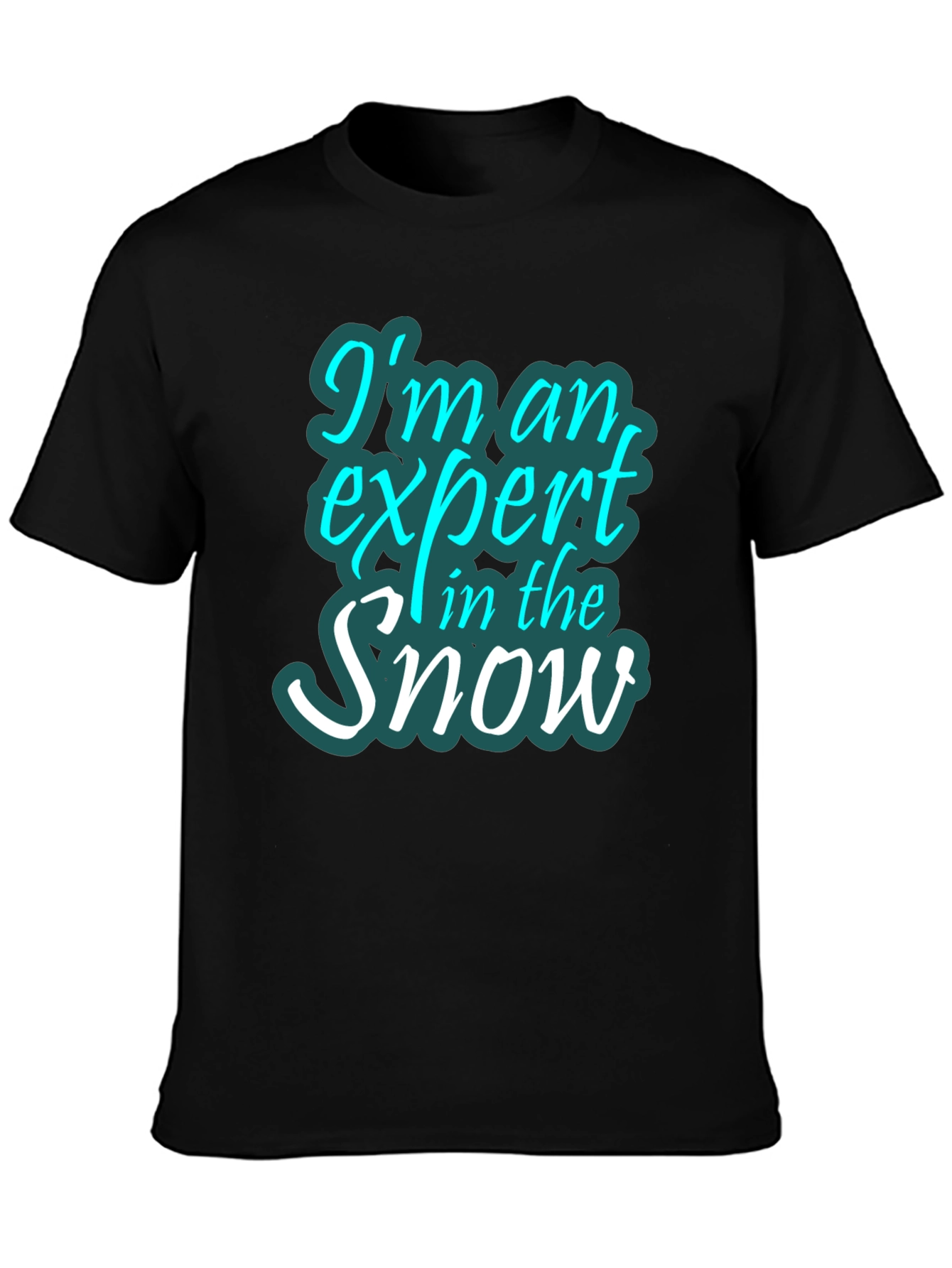 Expert in the Snow Graphic Tee - Black