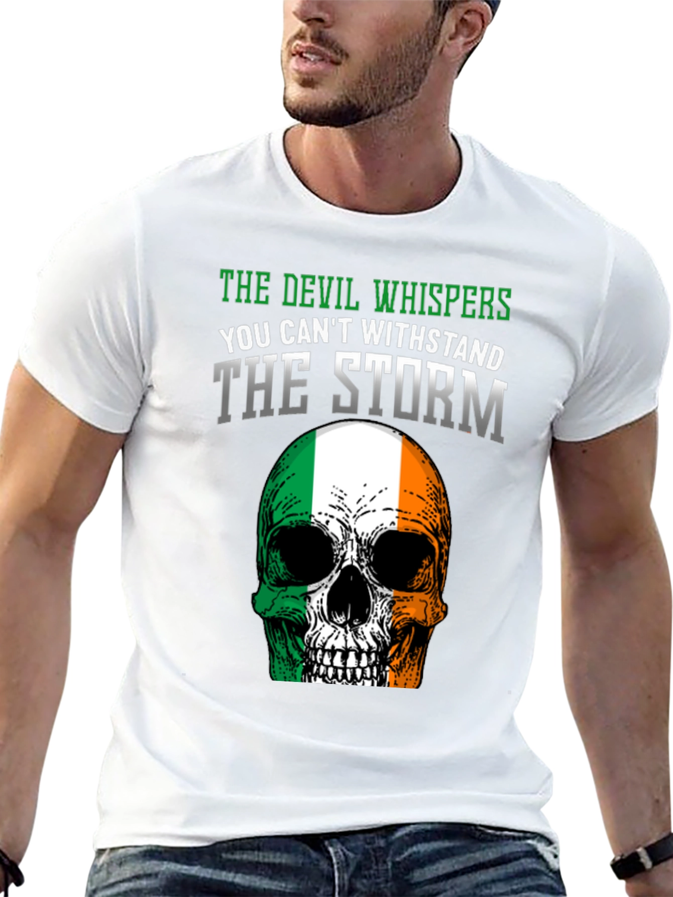 Irish Skull T-Shirt - Devil Whispers