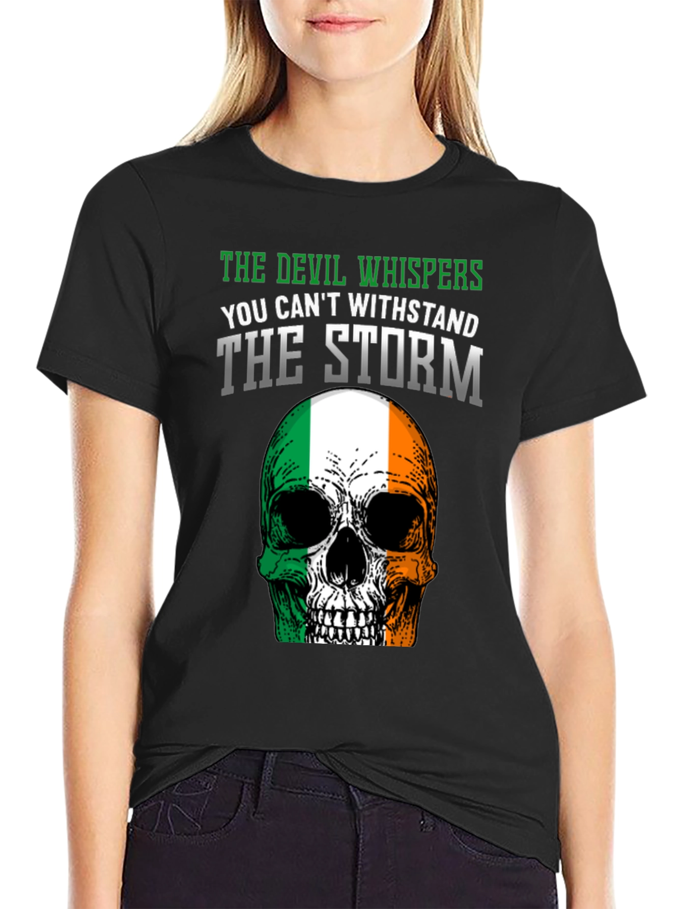 Irish Skull T-Shirt - Devil Whispers