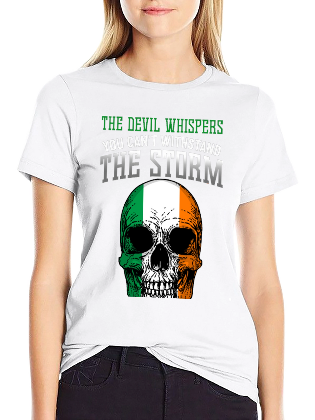 Irish Skull T-Shirt - Devil Whispers