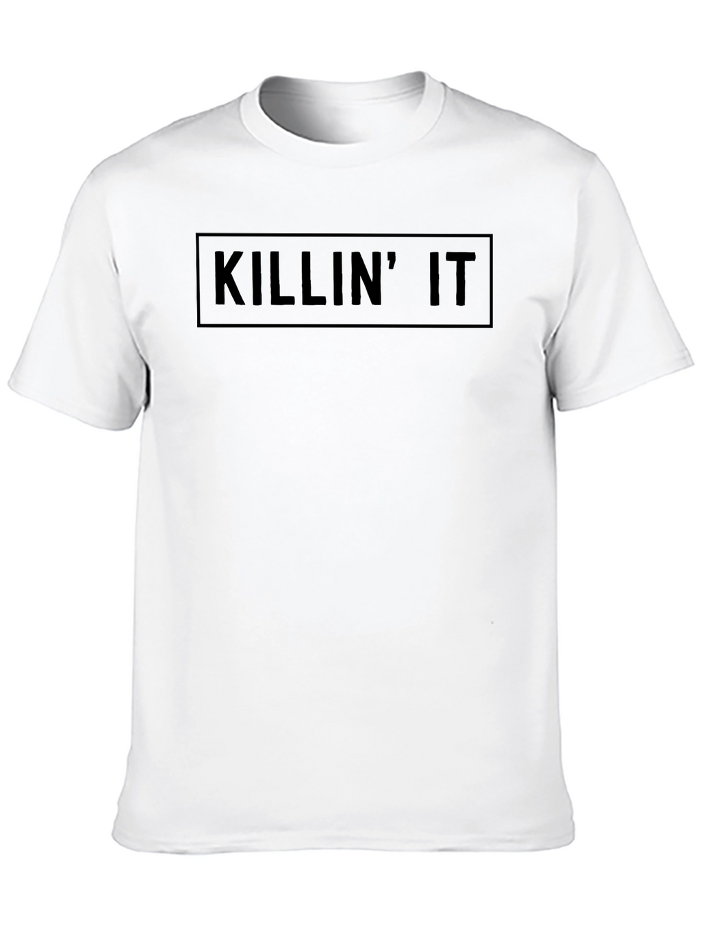 Killin It Graphic Tee - Black Crew Neck T-Shirt