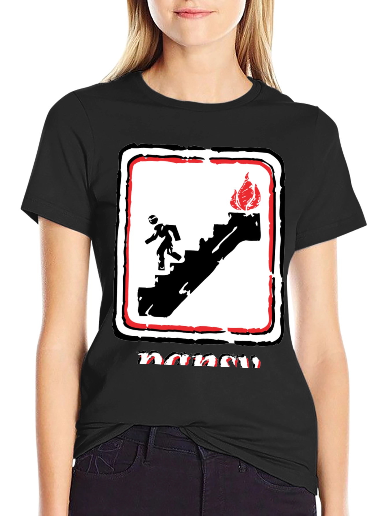 Emergency Exit Graphic T-Shirt