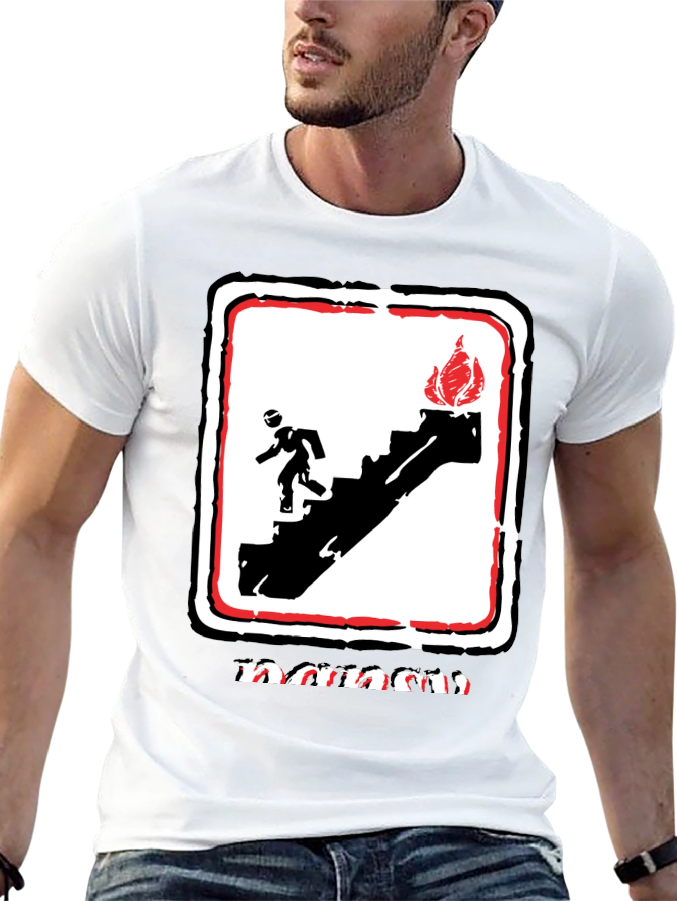 Emergency Exit Graphic T-Shirt