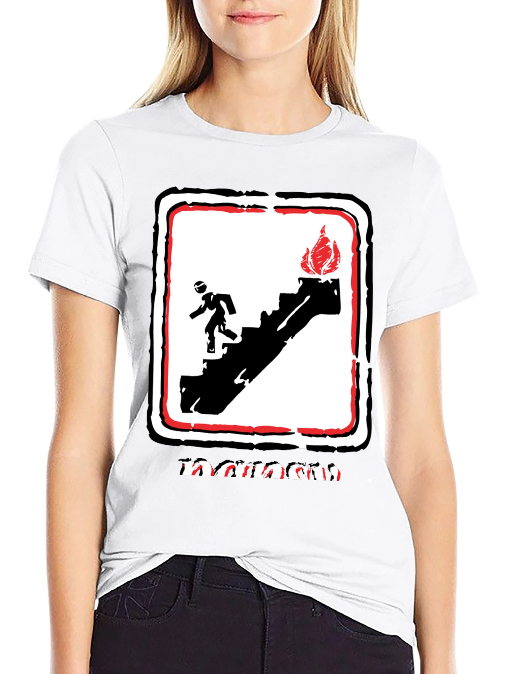 Emergency Exit Graphic T-Shirt