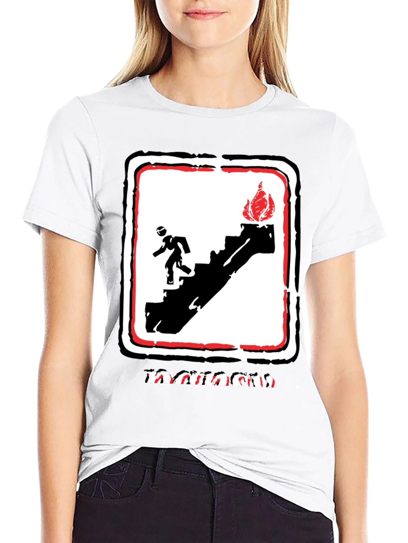 Emergency Exit Graphic T-Shirt