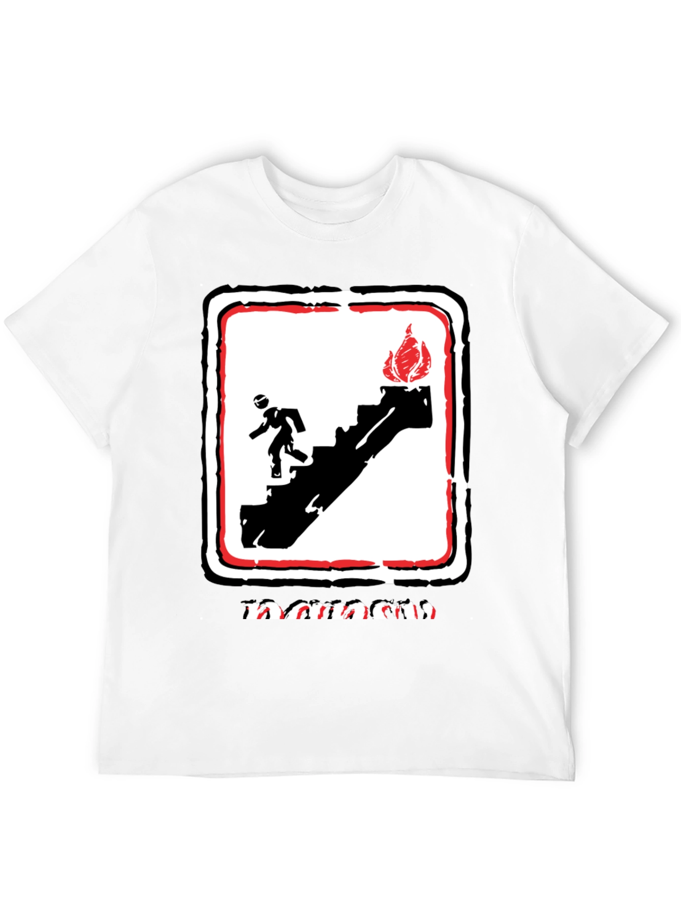 Emergency Exit Graphic T-Shirt