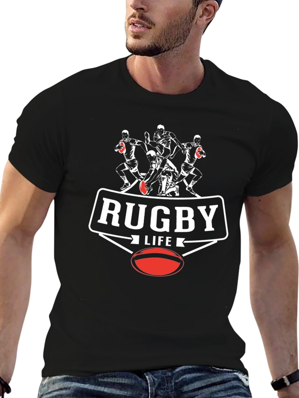 Rugby Life Graphic T-Shirt