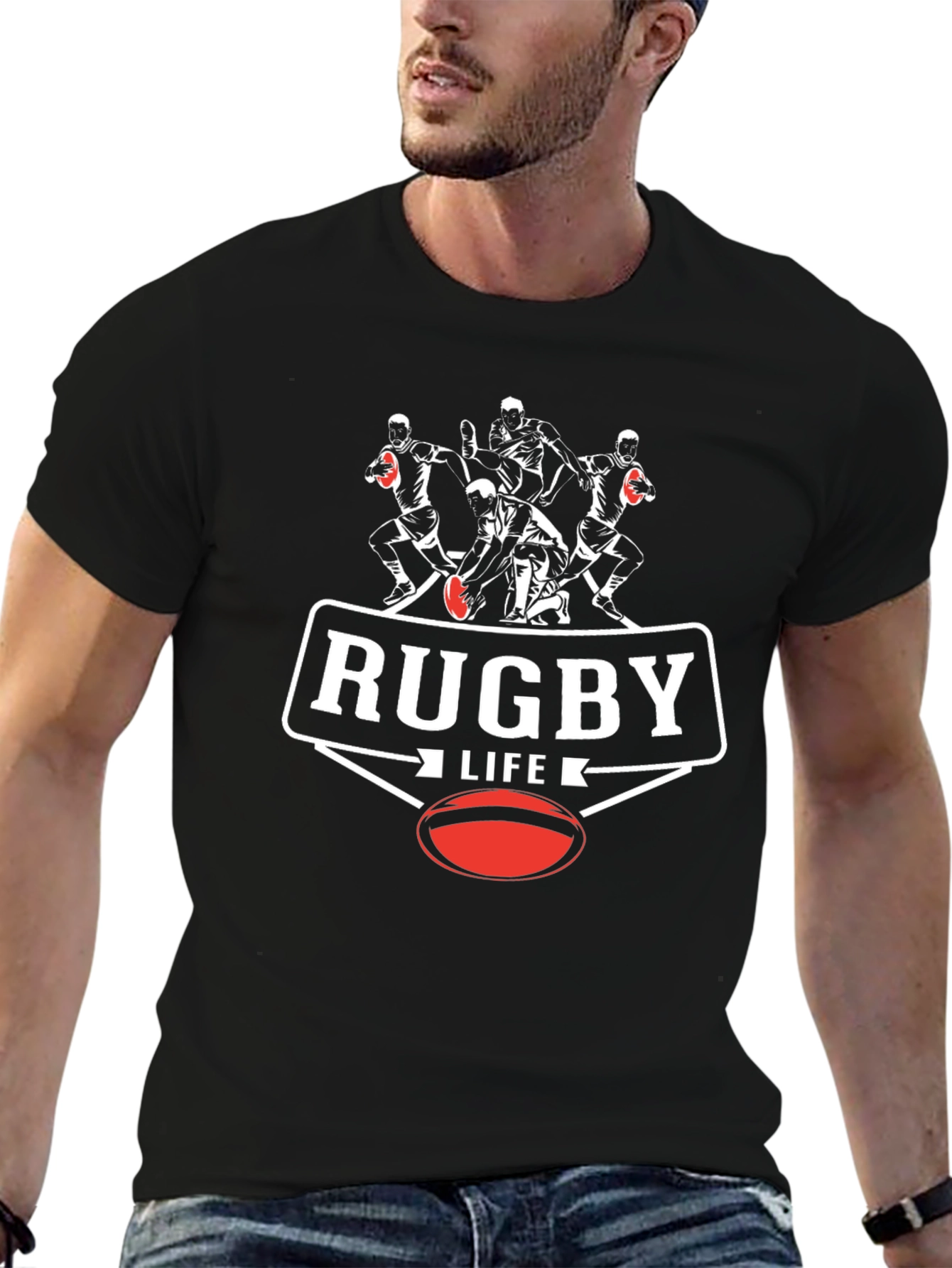 Rugby Life Graphic T-Shirt