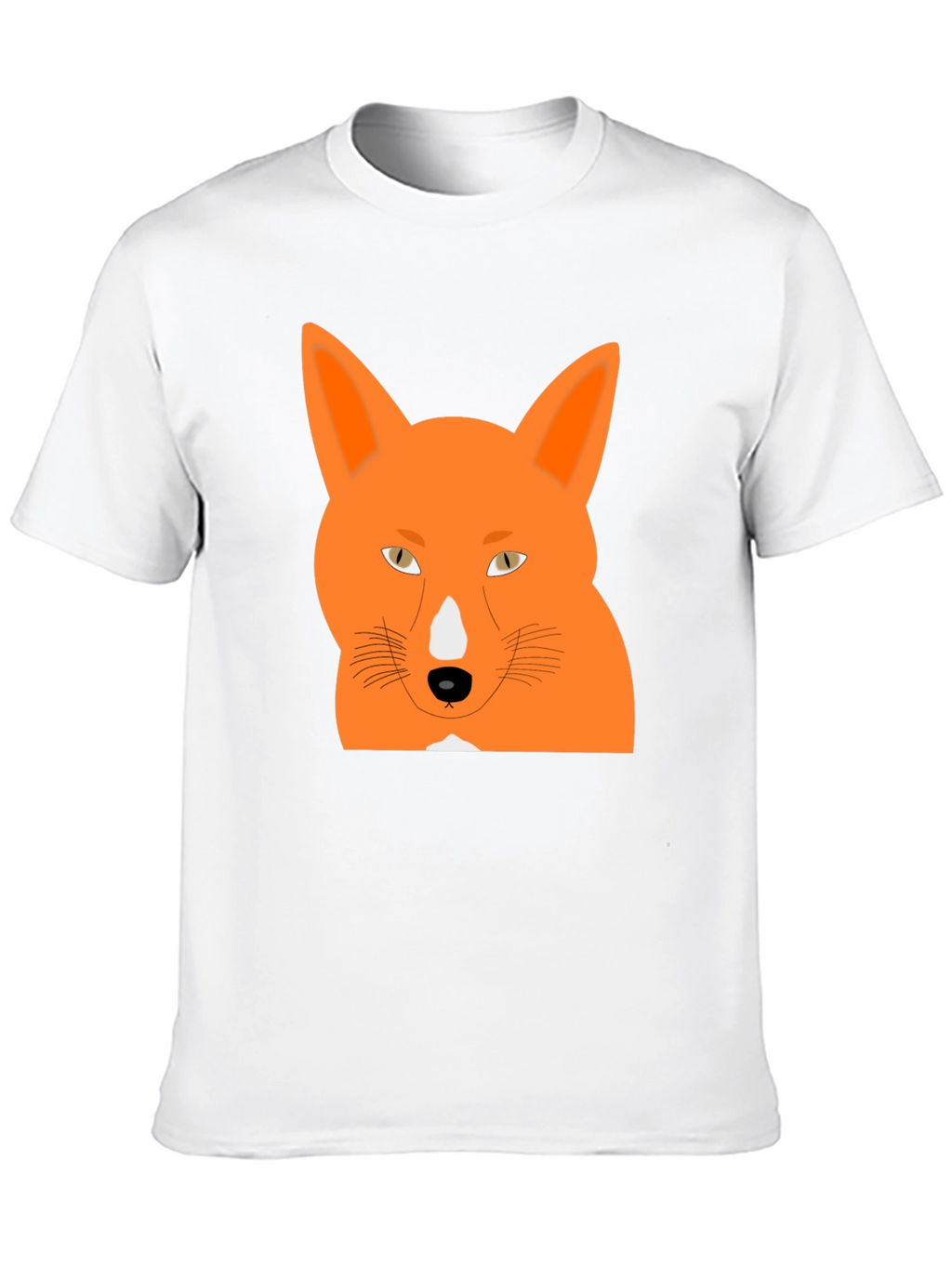 Cool Fox Graphic Tee - Black Cotton T-Shirt