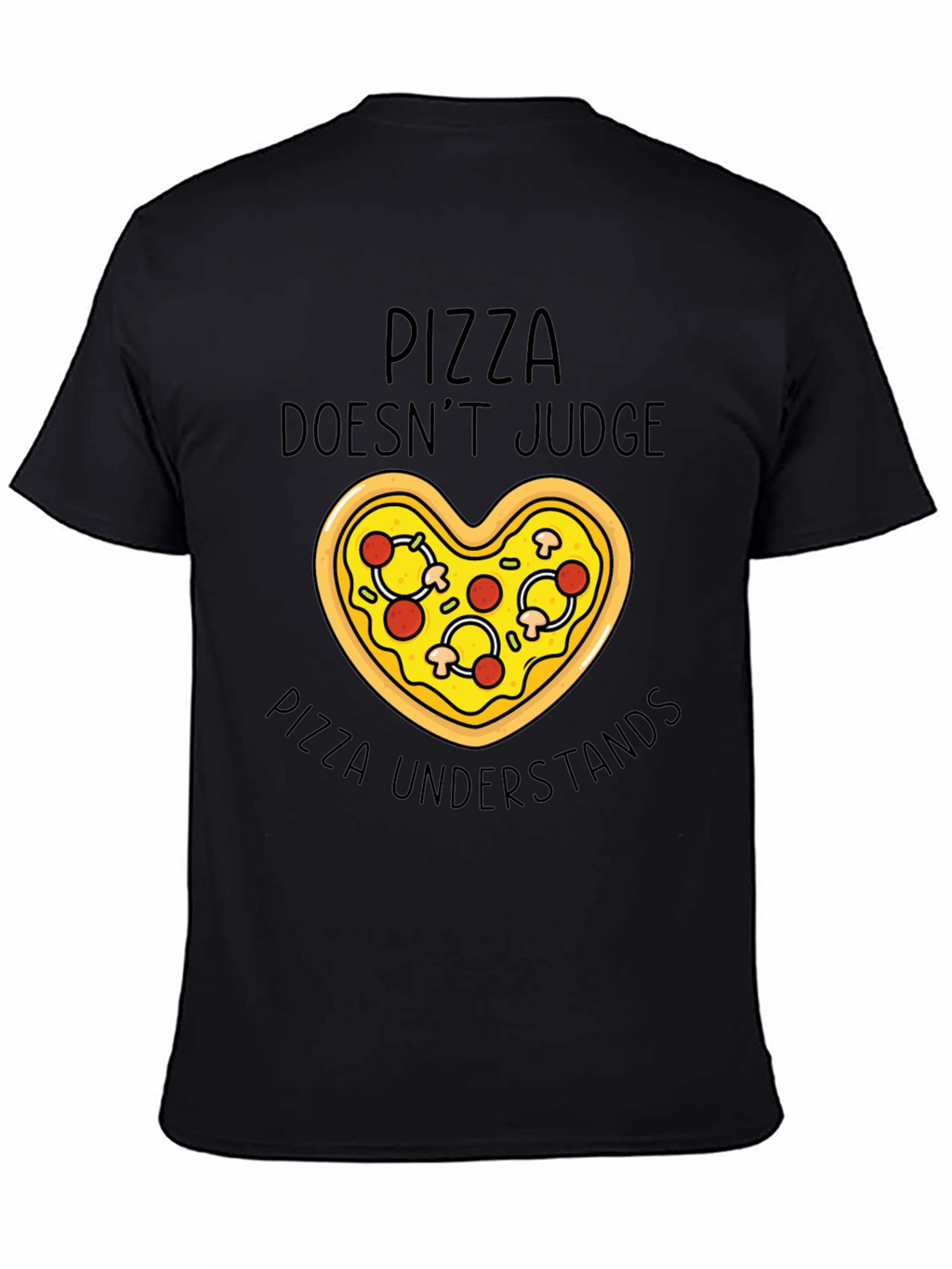 Pizza Lovers Tee: Pizza Doesnt Judge T-Shirt